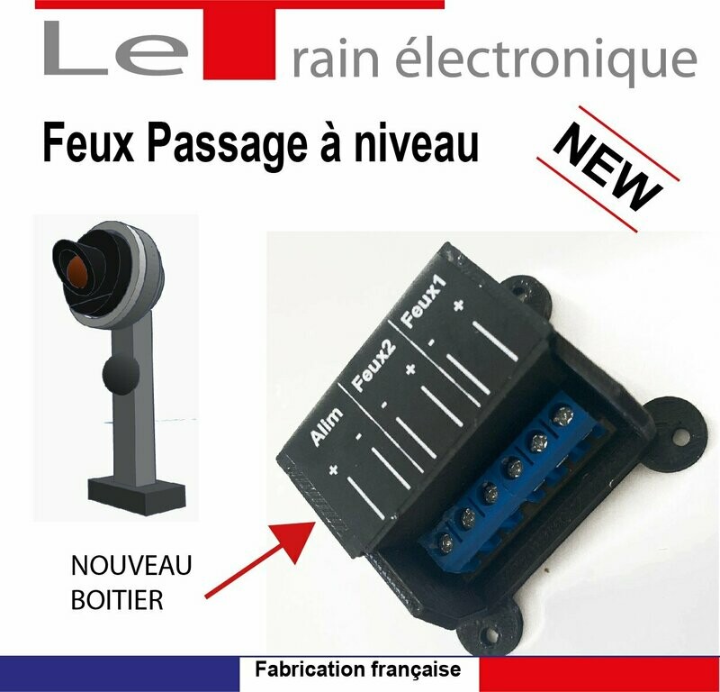 Feux passage à niveaux avec électronique de commande