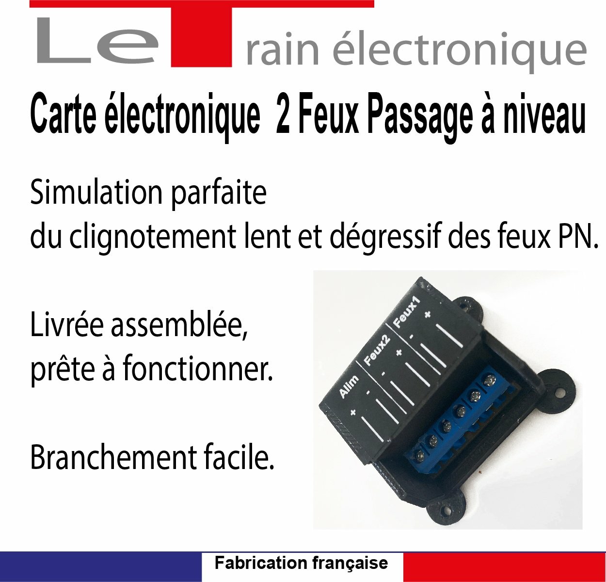 Feux passage à niveaux avec électronique de commande