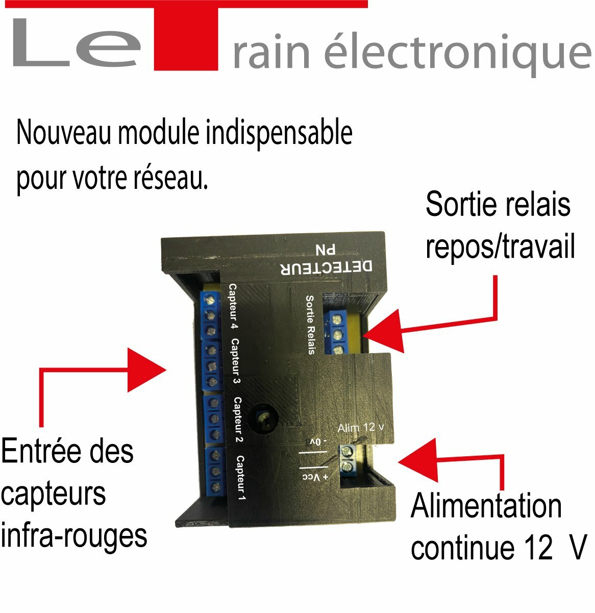 DÉCLENCHEUR AUTOMATIQUE DE FONCTION pour Passage à niveau livré avec CAPTEURS IR