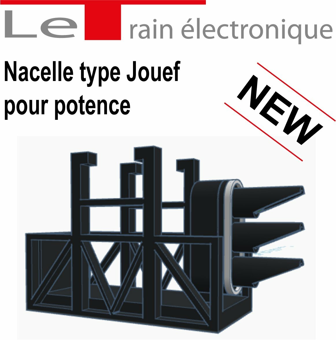 Nacelle pour potence type Jouef
