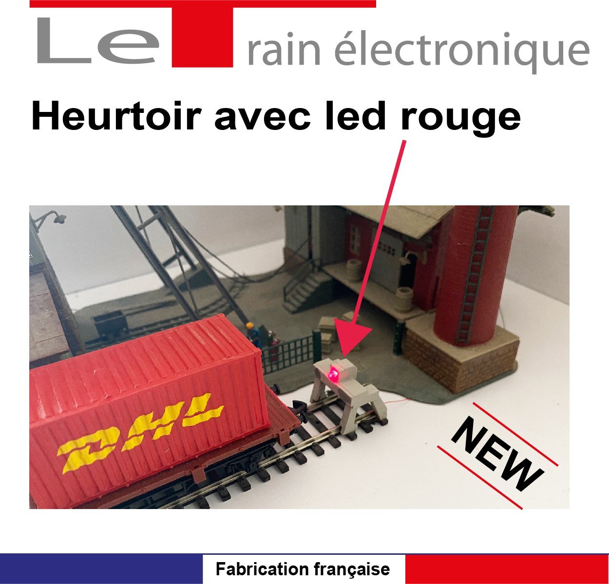 LOT DE 2 HEURTOIRS AVEC SIGNALISATION LED FONCTIONNELLE HO