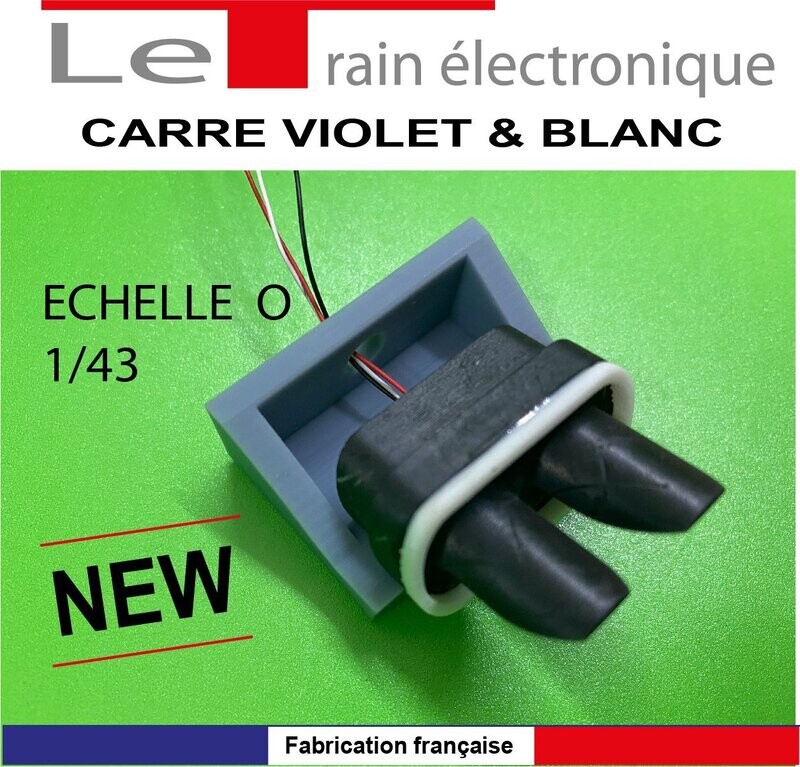 Carré violet  / blanc clignotant 1/43