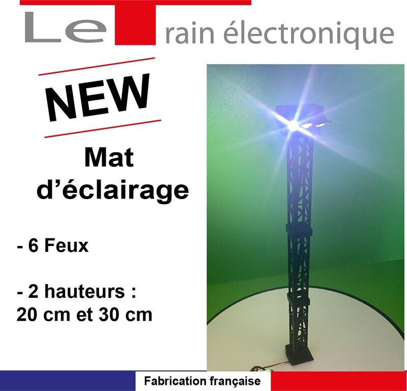 MAT D'ECLAIRAGE SNCF HO