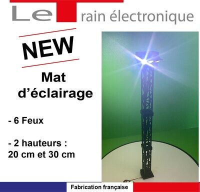 MAT D'ECLAIRAGE SNCF HO