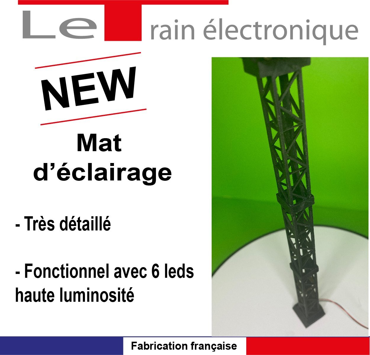 MAT D'ECLAIRAGE SNCF HO