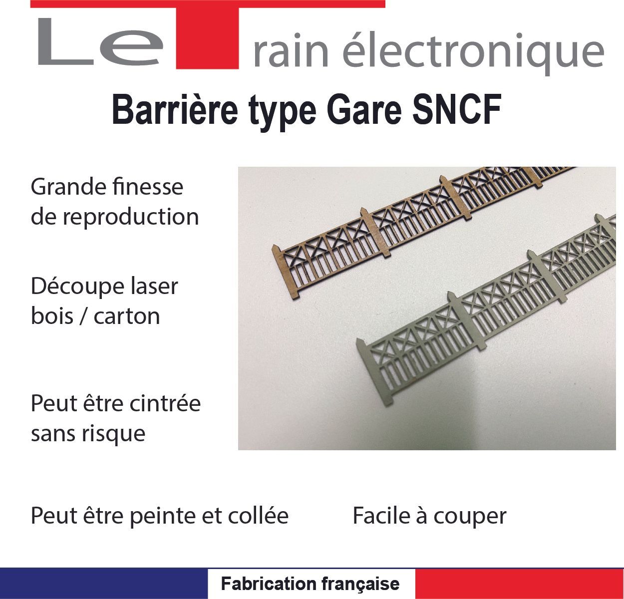 LOT DE 3 BARRIERES HO TYPE GARE JOUEF