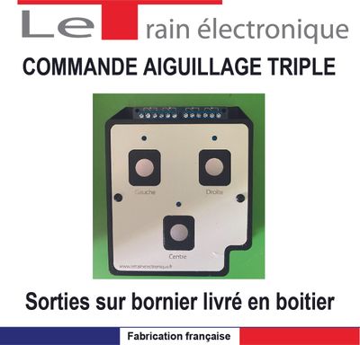 BOITIER DE COMMANDE AIGUILLAGE TRIPLE