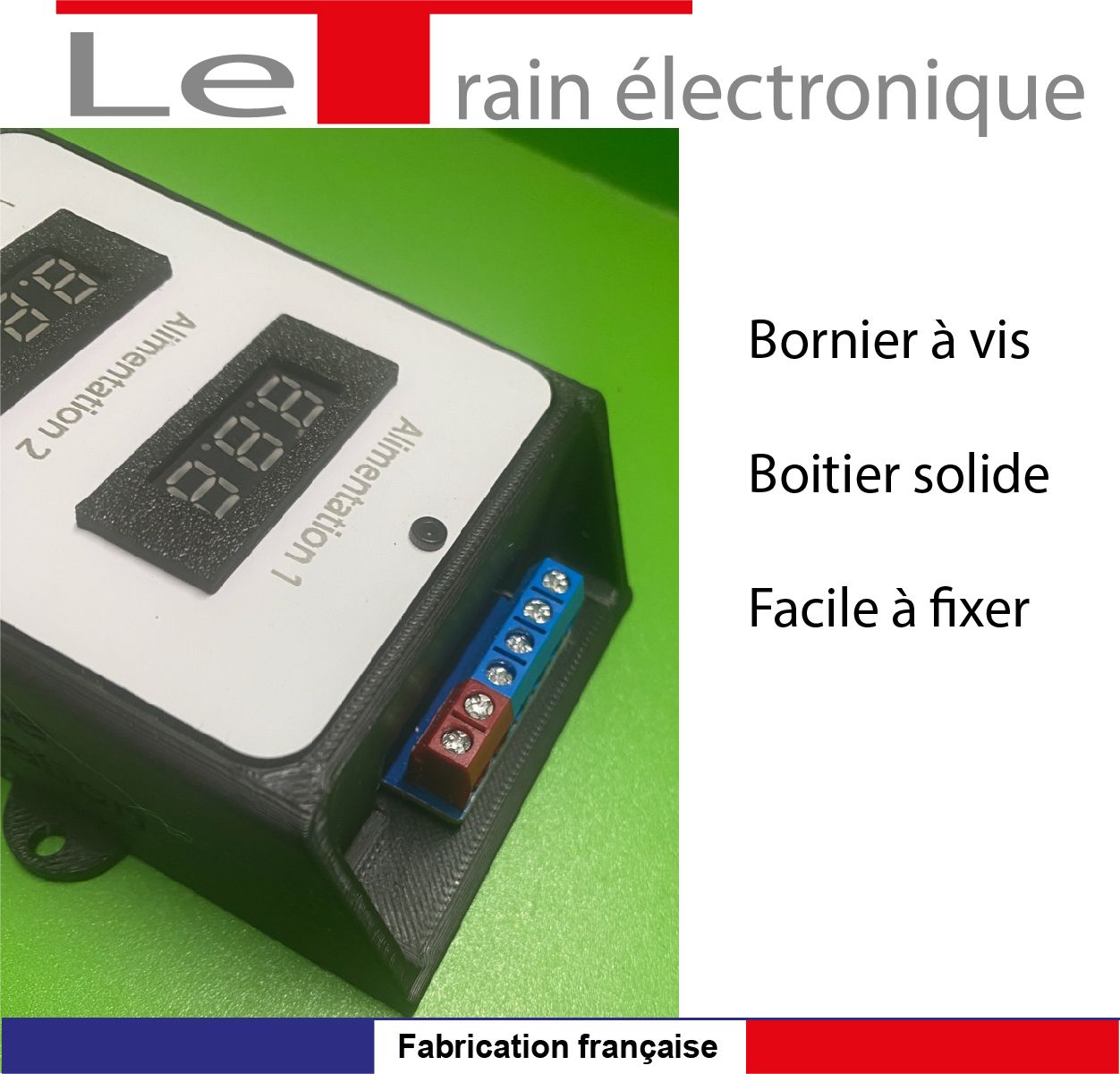 Alimentation DOUBLE continue FORTE INTENSITÉ pour vos accessoires train (éclairage)