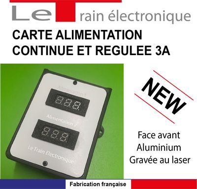 Alimentation DOUBLE continue FORTE INTENSITÉ pour vos accessoires train (éclairage)