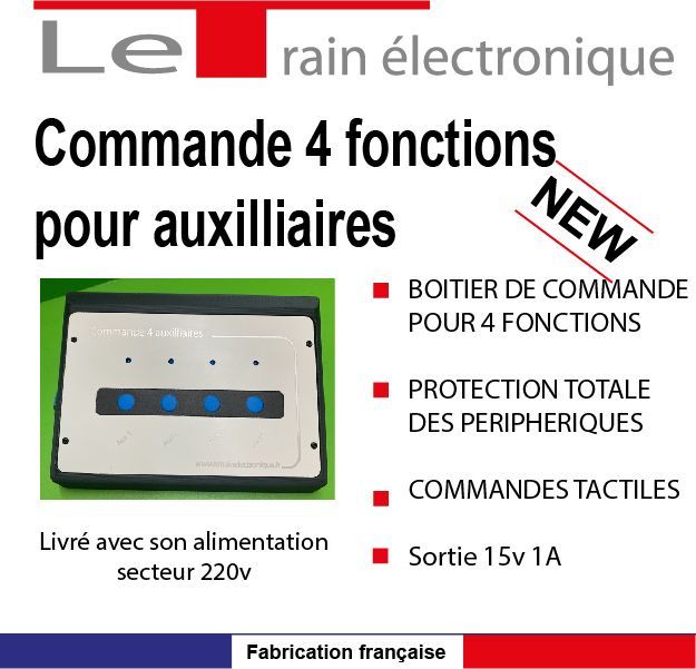 Commande sécurisée pour vos accessoires avec alimentation
