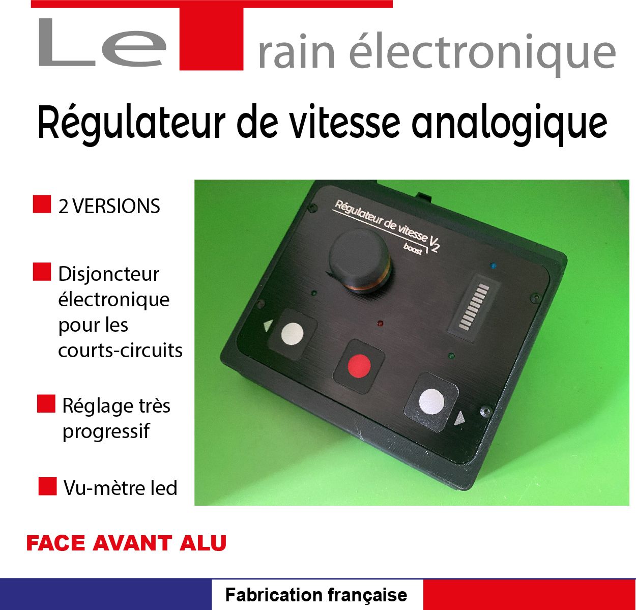 Régulateur de vitesse pour trains en modélisme analogique