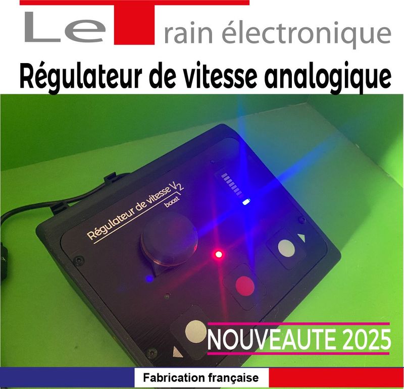 Régulateur de vitesse pour trains en modélisme analogique