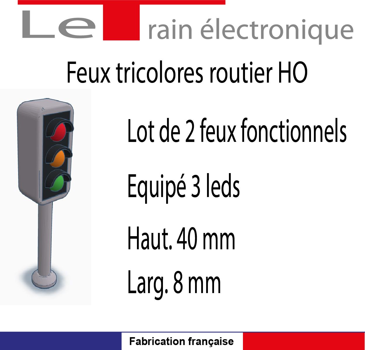 Feux routiers et boitier de commande