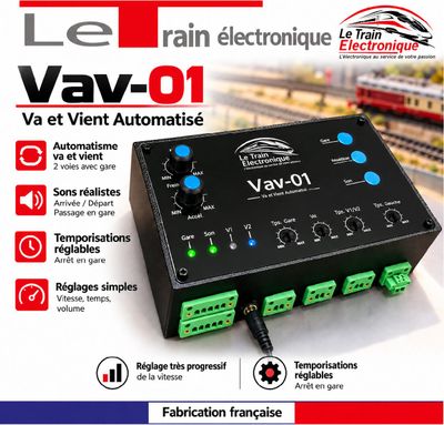 Va et Vient automatique avec animation sonore et double voie Va et Vient automatique avec animation sonore et double voie