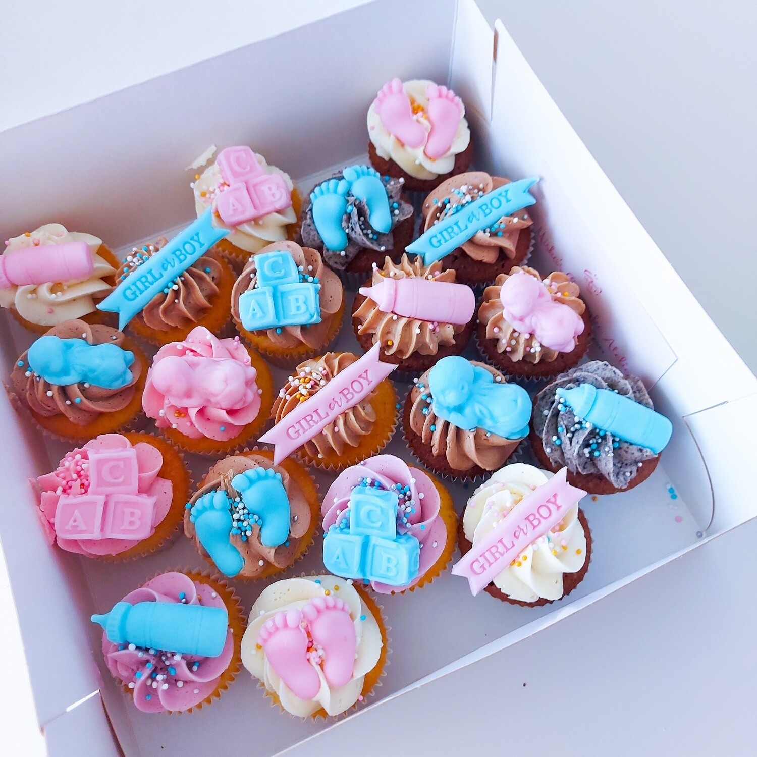 CUPCAKE MINI - Gender reveal (vanaf 20st)