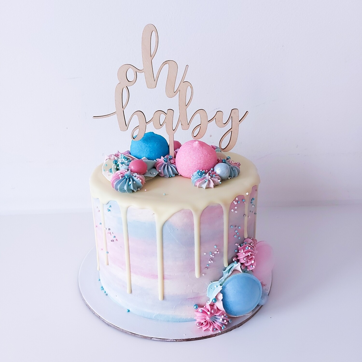 FEESTELIJKE TAART - Gender reveal