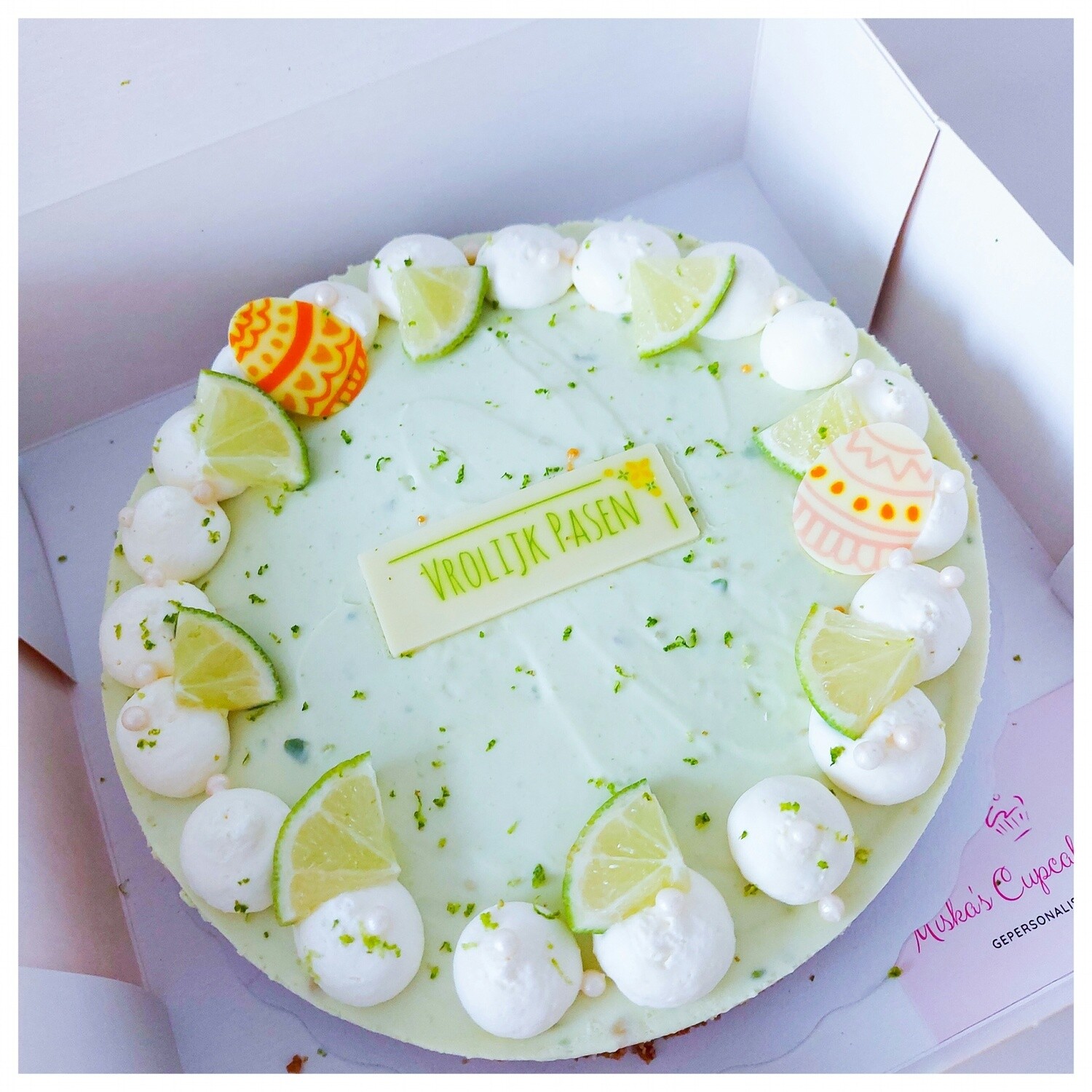 PAAS limoen-avocado cheesecake PAAS limoen-avocado cheesecake