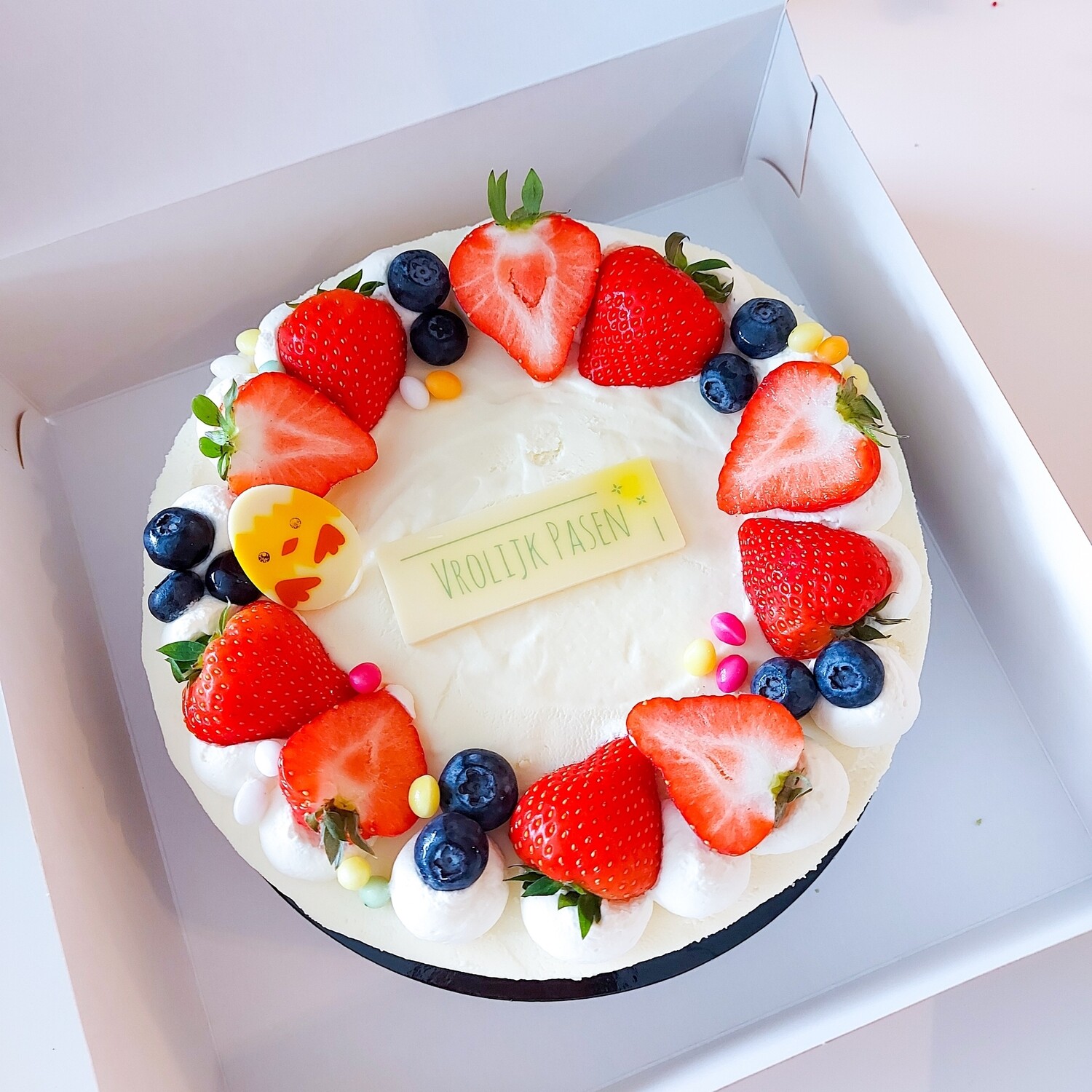 PAAS witte chocolade cheesecake PAAS witte chocolade cheesecake