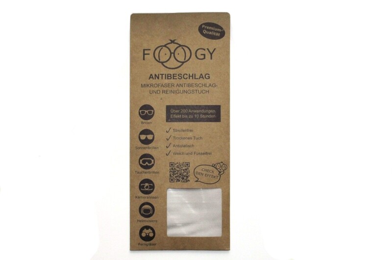 Foogy Antibeschlag Brillentuch