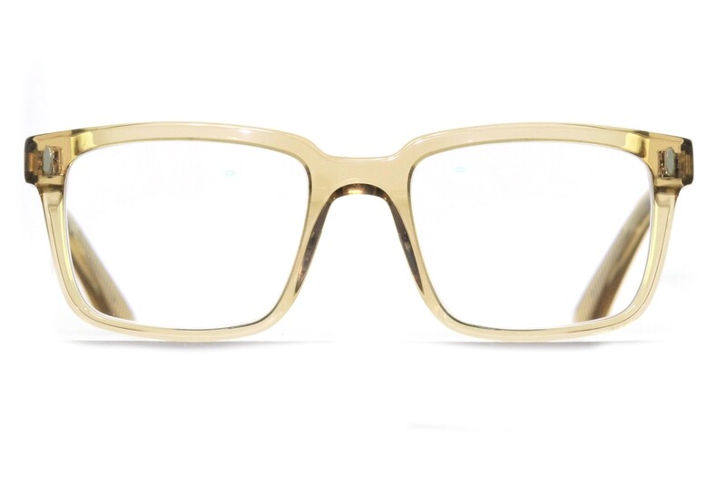 Lesebrille Eckig by Clark, Farbe: Cognac