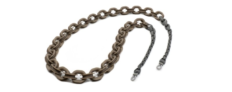 Brillenkette CP04 SAND-SLATE by Götti Switzerland