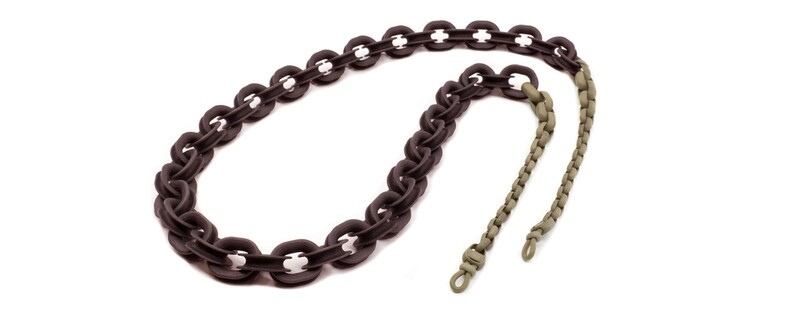 Brillenkette CP04 PLUM-SAND by Götti Switzerland