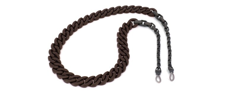 Brillenkette CP05 MOCCA-STONE by Götti Switzerland