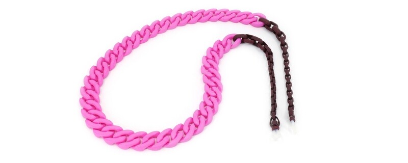 Brillenkette CP05 FLAMINGO-RUBY by Götti Switzerland