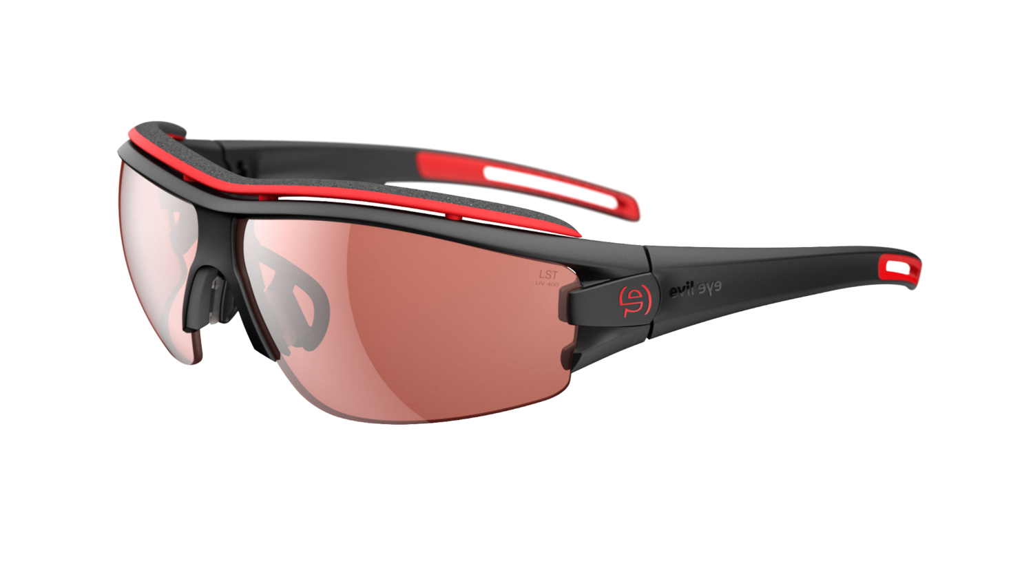 Trace pro e001 by Evil Eye, Farbe Fassung / Farbe Gläser: 9000 / LST active silver Mirror, Grösse: XS