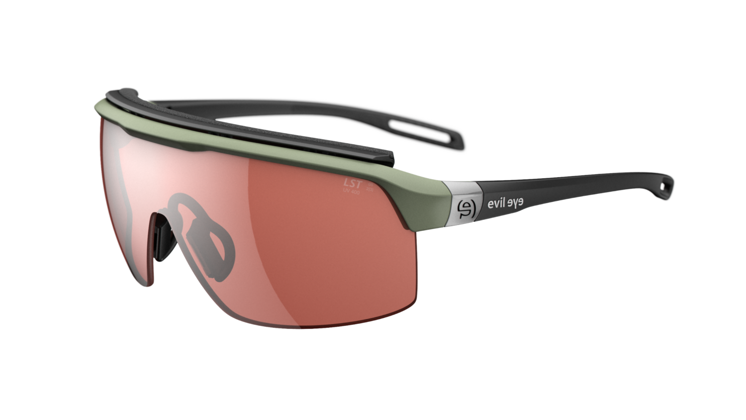 Traileye pro e016 by Evil Eye, Grösse: S, Farbe Fassung / Farbe Glas: 5600 / LST active silver Mirror