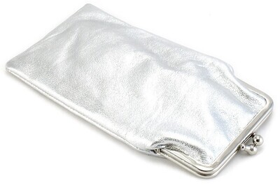 Brillenetui Silver métallisé by Fräulein Rosarot