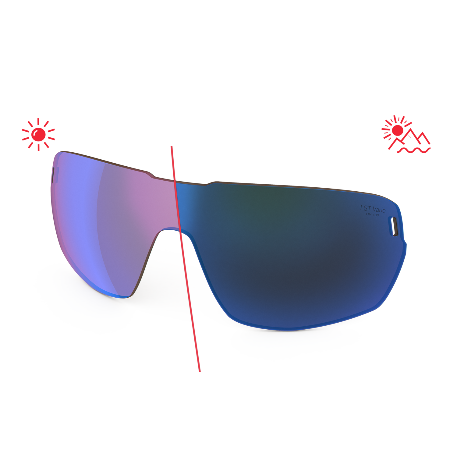 Ersatzgläser zu Adidas Zonyk aero + Zonyk aero pro ad05 / ad06 / ad11 / ad12