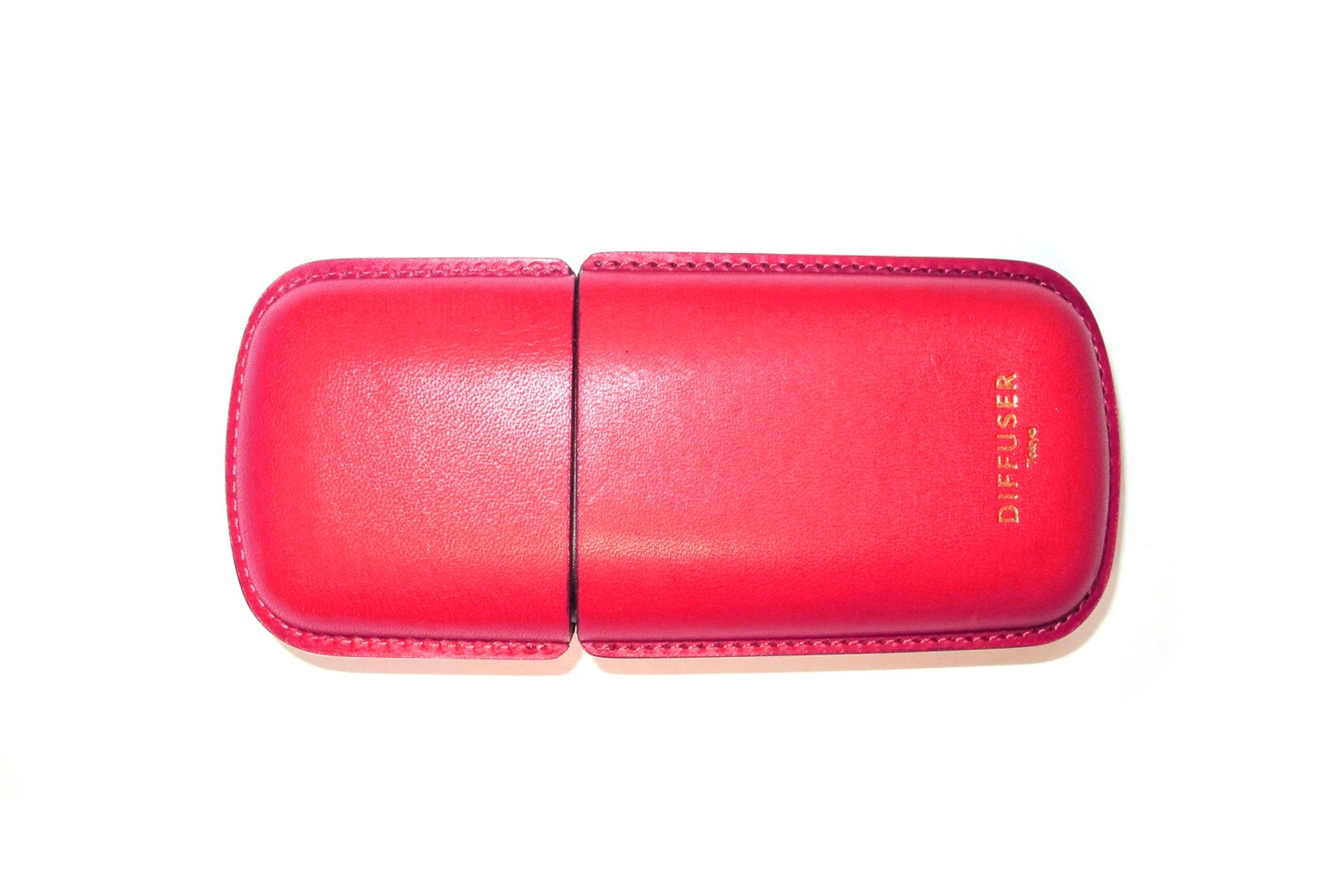 Hardcase Brillenetui aus Leder by Diffuser Tokyo