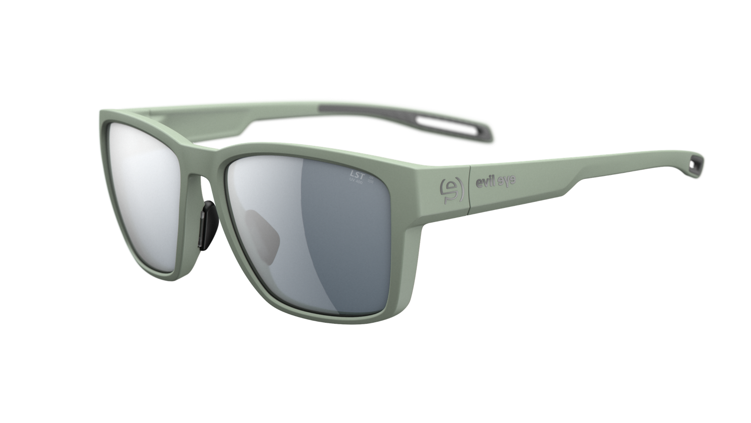 Flare e054 by Evil Eye, Farbe Fassung / Farbe Glas: 5600 / LST grey silver Mirror