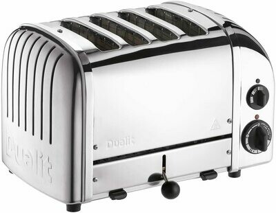 Dualit E.A.N. 4 Slice Toaster Stainless Steel Silver