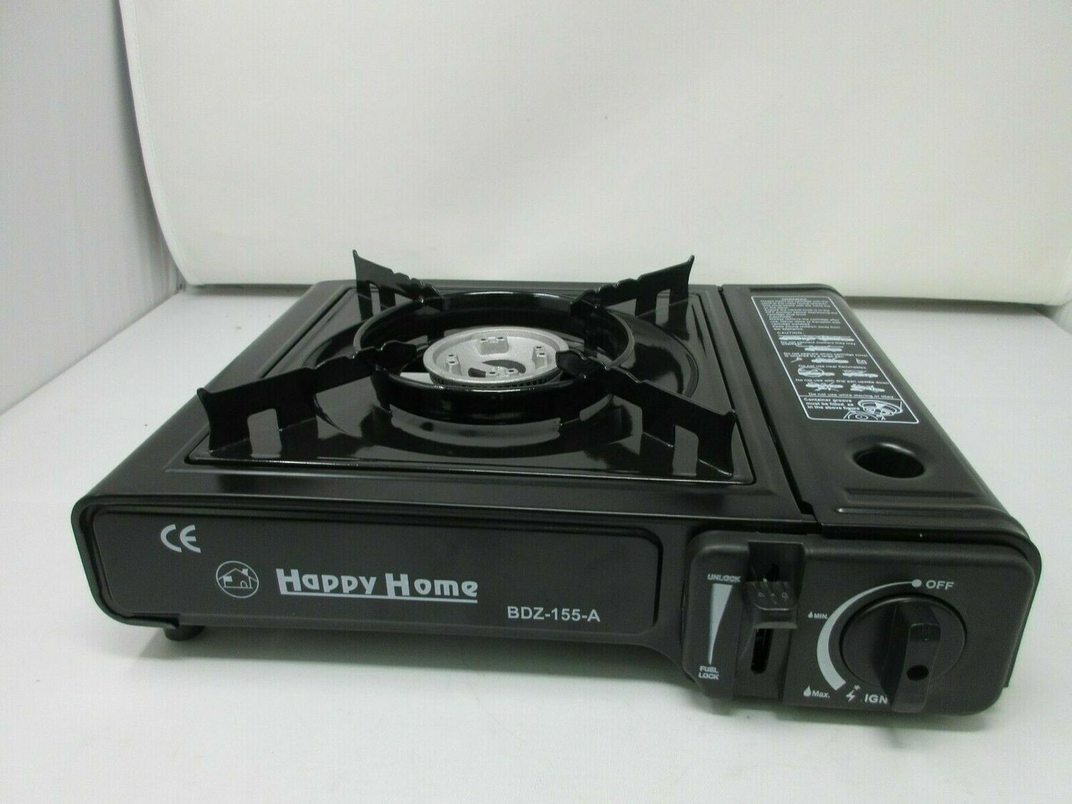 Portable Camping Gas Cooker Lightweight Stove Single Burner Heavy Duty Carry