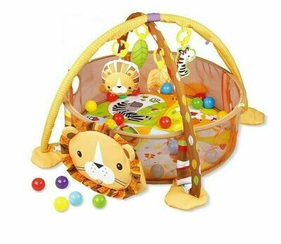 BABY ACTIVITY GYM BALL PIT POOL INDOOR SAFE PLAY MATS 1 LION/TORTOISE