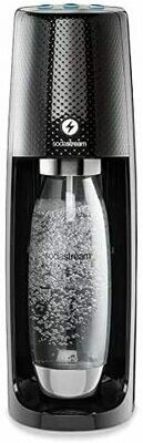 SodaStream Spirit One Touch Electric Sparkling Water Maker with Reusable Bottle, Refillable Carbonated Fizzy Water