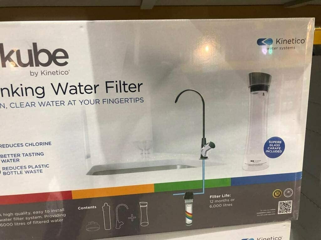 Kube Filtered Drinking Water System with Tap and Filter