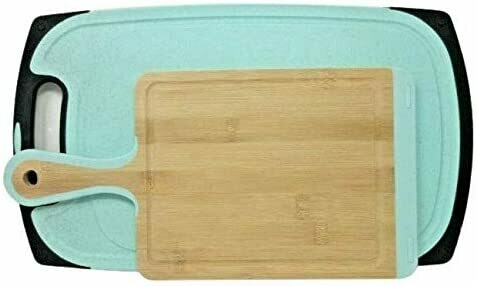 Super Premium Chopping Board Set with Groove Edges Kitchen Food Cutting Boards