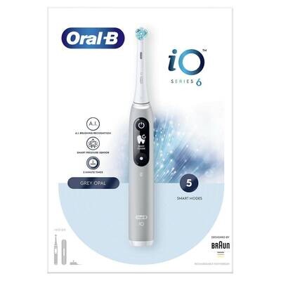 Oral B iO6 Electric Toothbrush with Revolutionary iO Technology Grey