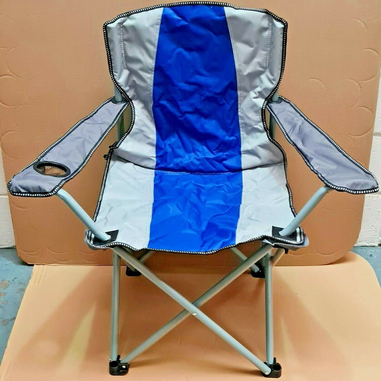 Camping Chair 325lbs Folding Heavy Duty Luxury Padded Hard Arm