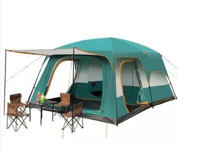 4-6 person Large camping Tent Living Area Bedroom 2 layer water proof new