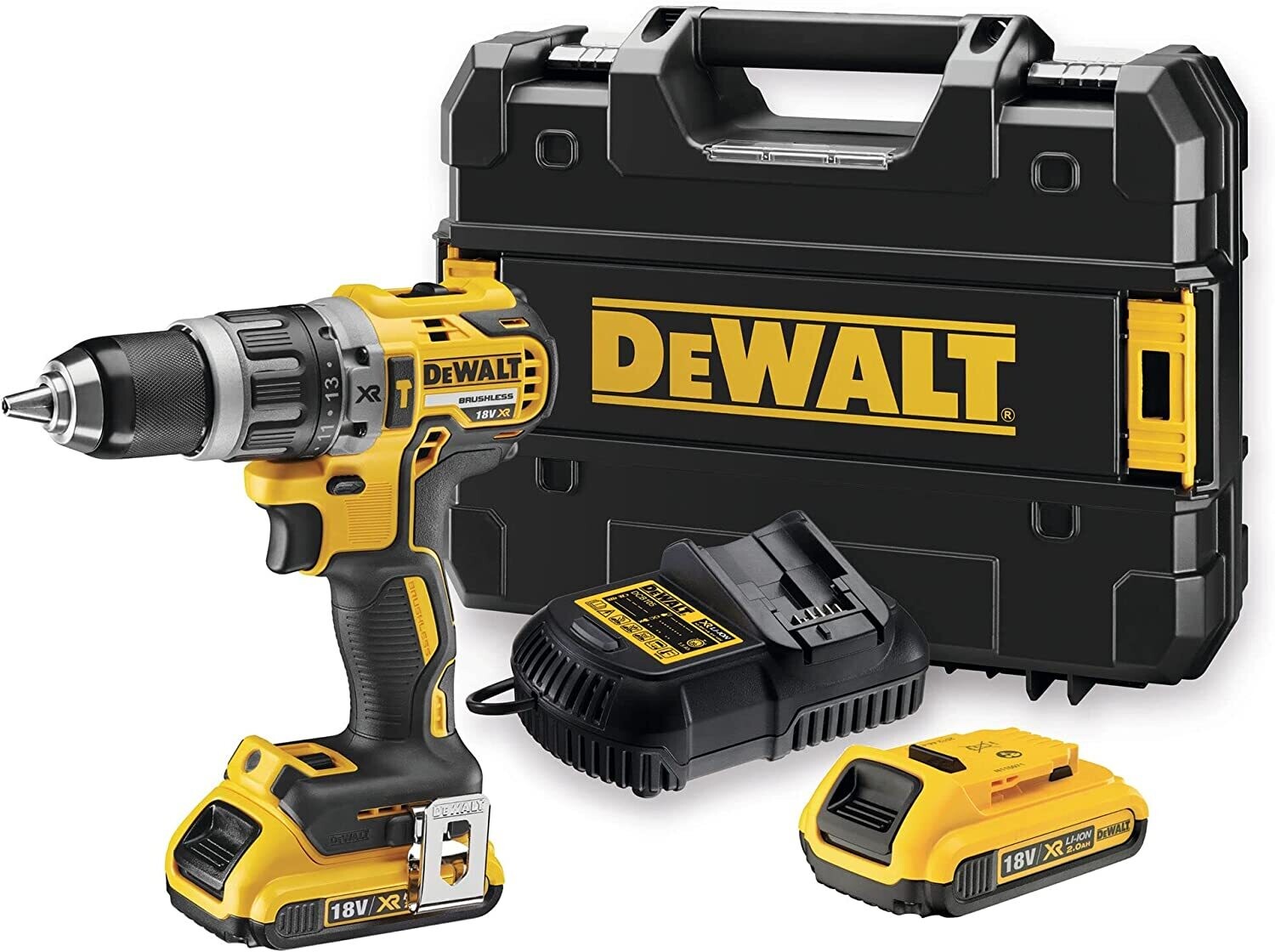 DeWALT DCD796D2 DCD796 18v Li-Ion XR Brushless 2 speed Combi Drill