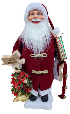 Electric Traditional Standing Dancing Singing Santa Claus with light Music Christmas