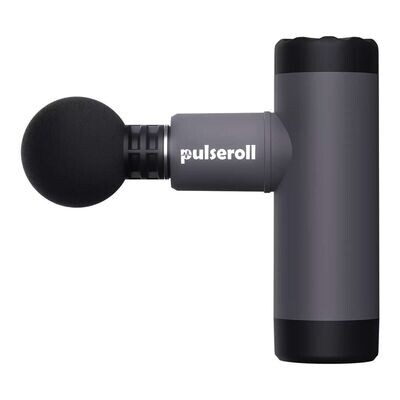 Pulseroll Mini Massage Gun with Travel Case Grey