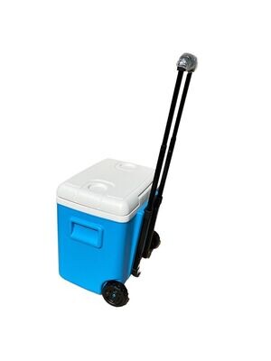 Super 30L Cooler Blue Wheeled Cool Box Ice Chest camping outdoor beach ice pack