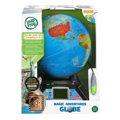 Leap Frog Magic Adventures Globe Interactive Childrens Educational Smart Globe
