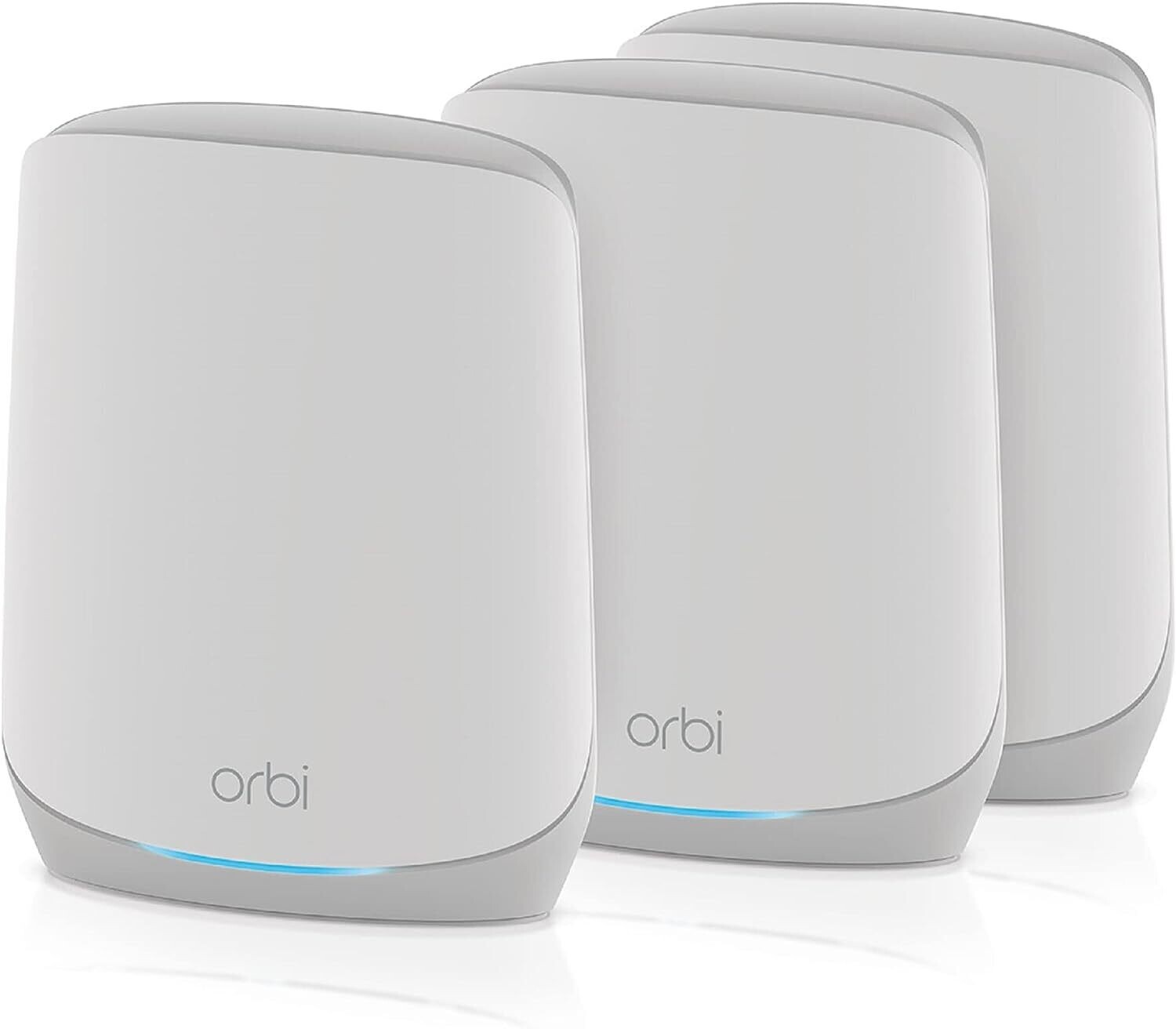 Netgear Orbi RBK763S Tri-band WiFi 6 Mesh System, 5.4Gbps, Router and 2 Satellite