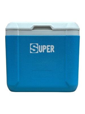 Super 52 Litre Rolling Cool Box Ice Cooler Camping Beach Picnic Food Ice Large